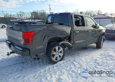 2020 Ford F-150 Platinum из США, поврежденный, VIN 1FTEW1E46LFB13930